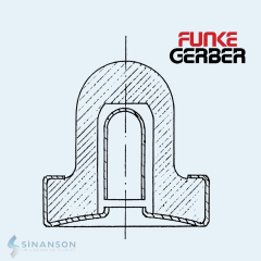 Funke Gerber |  3261 Bütrometre tıpası metal çemberli